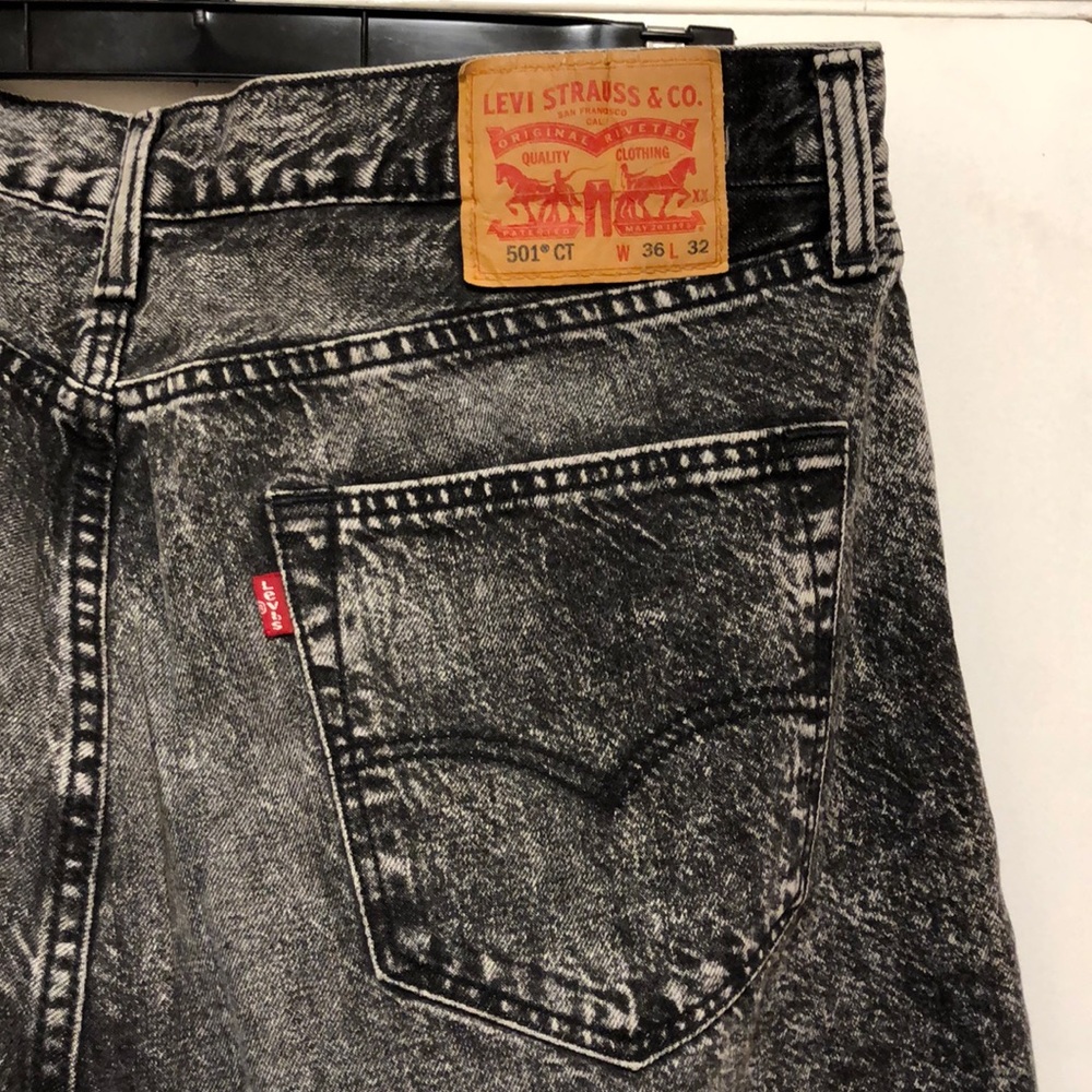 Levi Black & White Jeans